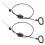 Furniture Parts & Accessories 2Pack Universal Recliner Release Cable Replacement D-Ring Pull Handle Sofa Chair 5