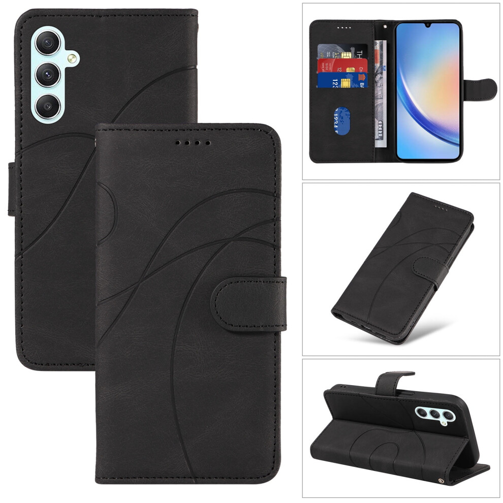Samsung Galaxy A34 5G Wallet Case Pu Leather Flip Folio 9170372686087
