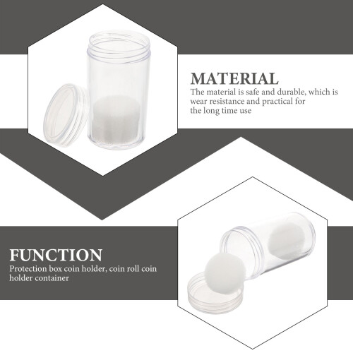 Clear Plastic Coin Tubes for Home Use - and Scratch-Resistant 2