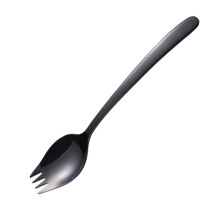 2-in-1 Stainless Steel Spork for Noodles, Travel, Camping – Durable & Eco-Friendly, Compatible with All Utensil Holders