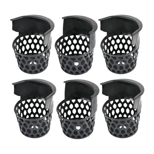 6 Pieces Pool Table Billiard Pockets Set Sturdy Easy Clean Billiard Ball Storage 1