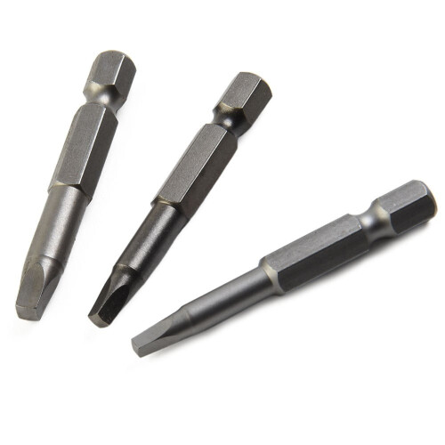 3Pcs 50Mm Square Head Screwdriver Bit Kit Screwdriver Repair Hand Drill Kit