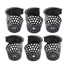 6 Pieces Pool Table Billiard Pockets Set Sturdy Easy Clean Billiard Ball Storage
