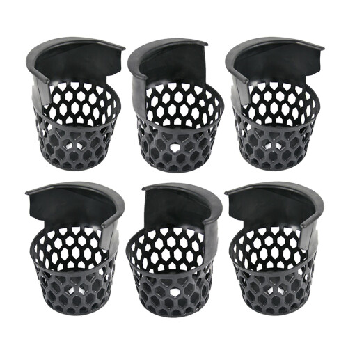 6 Pieces Pool Table Billiard Pockets Set Sturdy Easy Clean Billiard Ball Storage