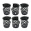 6 Pieces Pool Table Billiard Pockets Set Sturdy Easy Clean Billiard Ball Storage 3