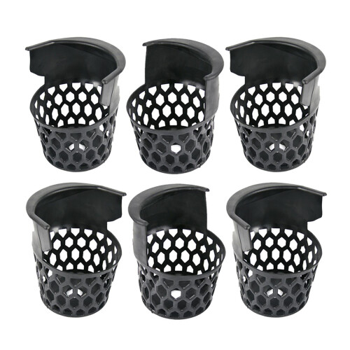 6 Pieces Pool Table Billiard Pockets Set Sturdy Easy Clean Billiard Ball Storage 2