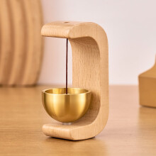 Wood Doorbell Chime Magnetic Hanging Bell 1 Piece