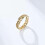 Άνδρες Γυναικεία Miami Cuban Link Δαχτυλίδι Spinner Απλό από Ανοξείδωτο Ατσάλι Punk Gfit-Style 3