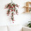 Bouquet de fleurs artificielles mural 77 cm 4