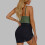 Damen-Badeanzug mit V-Ausschnitt, einfarbig, mit integriertem BH 8