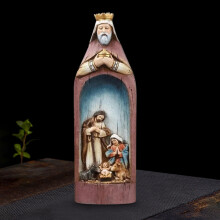 3PCS Three Wise Men Nativity Set, Resin Figurines, Compatible with Christmas Decor, Home & Garden Decoration