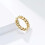 Άνδρες Γυναικεία Miami Cuban Link Δαχτυλίδι Spinner Απλό από Ανοξείδωτο Ατσάλι Punk Gfit-Style 6