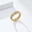 Άνδρες Γυναικεία Miami Cuban Link Δαχτυλίδι Spinner Απλό από Ανοξείδωτο Ατσάλι Punk Gfit-Style 7