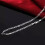Sterling Silver Chain Necklace 4mm 16-30 inch 4