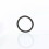 Surgical Steel Double Stack Hoop Clicker Ring Black 16g 6mm 1