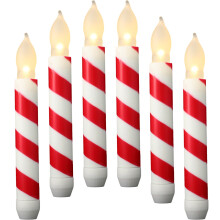 Unbranded Battery-Operated Taper Candles with Remote