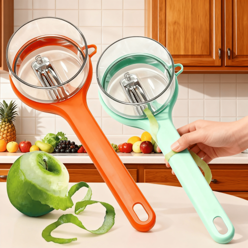Peeler with Storage Box Double-Sided Stainless Steel Blade