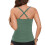 Damen-Bikini-Oberteil mit V-Ausschnitt, einfarbig, gepolstert 5