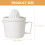 Manual Lemon Juicer Portable Ceramic Squeezer 3
