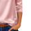 Women's Draped Neck Blouse Solid Color 3/4 Sleeve 5
