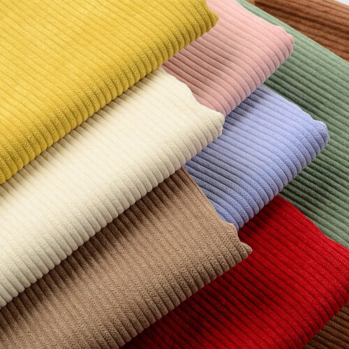 Dark Grey Corduroy Fabric 39x61 Inch 1