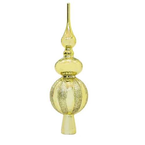 Vintage Plastic Christmas Tree Topper Ball