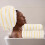 Coral Stripe Bath Towel Set Absorbent Quick-Dry Ultra-Soft 4