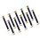 Metal Purse Frames Iron Rectangular 10PCS 3.9x0.6x0.2in 3