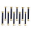 Metal Purse Frames Iron Rectangular 10PCS 3.9x0.6x0.2in 4