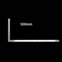 Uhlové pravítko v tvare L500mm90 drevoobrábacie ryhovacie pravítko