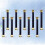 Metal Purse Frames Iron Rectangular 10PCS 3.9x0.6x0.2in 6