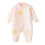 Macacão infantil acolchoado e quentinho para clima frio, rosa. 1