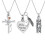 Ascheschmuck-Halskette aus Edelstahl in Herzform 1