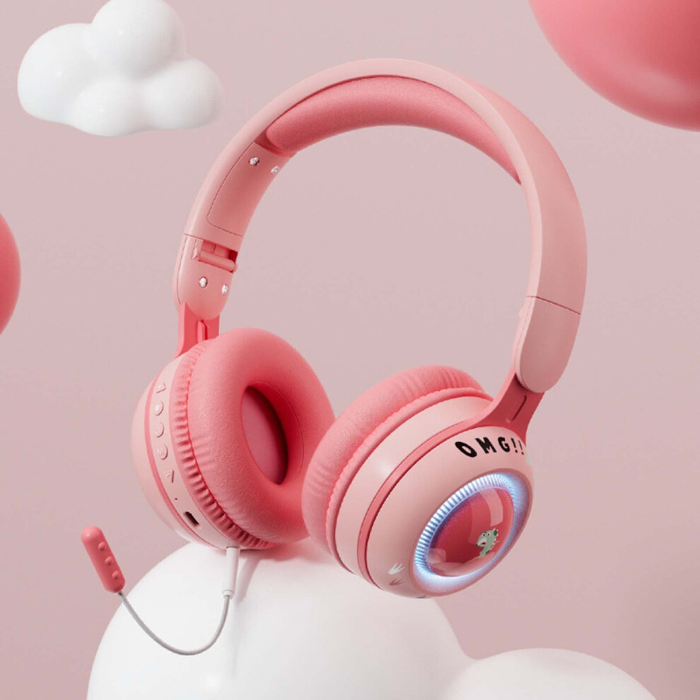 Hwkond Bluetooth Headset For Kids & Students Â Illuminated, Colorful, Compatible With Learning/Reading Â Up To 25% Off 9377112613079