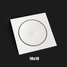 Press-Type Floor Drain Stainless Durable Metal Pedal Type Drain Filter Removable Anti-Odor Sewer Floor Strainer Household Essentials