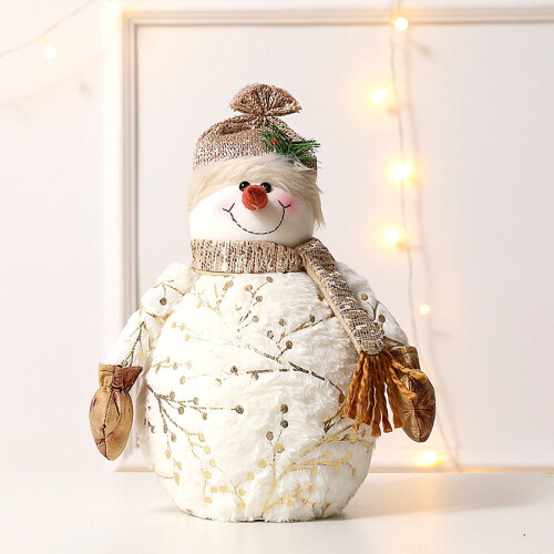 Christmas Tree Topper Gnome Plush Snowman Decor 1 pc 1