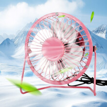 Mini ventilateur de bureau en métal, silencieux, portable, design rétro, 1 unité