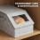 Stackable Hat Storage Boxes For Baseball Caps, Hat Organizer For Closet, With Clear Windows Zipper And Shape Protection, For Closet 2