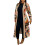 Women's Geometric Patchwork Cardigan Long Sleeve Orange XL 1