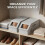 Stackable Hat Storage Boxes For Baseball Caps, Hat Organizer For Closet, With Clear Windows Zipper And Shape Protection, For Closet 7