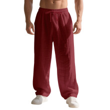 Herren-Freizeithose mit geradem Bein, weich und leicht, 1 Paar