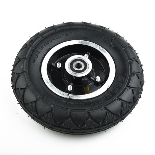 Conjunto de câmara de ar para pneu de scooter elétrica de 8 polegadas com rolamento de cubo de roda 1