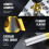 Titanium-Coated 90 Countersink Chamfer Tool Set (4 pcs), HSS Deburring Bits for Wood, Metal, Plastic, PVC 3