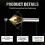 Titanium-Coated 90 Countersink Chamfer Tool Set (4 pcs), HSS Deburring Bits for Wood, Metal, Plastic, PVC 7