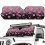 Foldable Pink Cherry Blossom Windshield Sun Shade UV 2