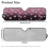 Foldable Pink Cherry Blossom Windshield Sun Shade UV 7