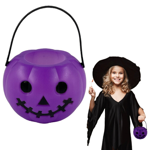 6" Jack O'Lantern Trick or Treat Bucket 1