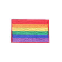 Ysmzzmsy 1 PCS Rainbow Iron On or Sew On Embroidered Homosexuality Patch