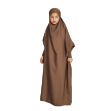 Mädchen Ramadan Kleid mit Kapuze und Fledermausärmeln