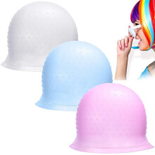 Silicone Highlight Cap Reusable Highlight Hair Cap Salon Hair Coloring Dye Cap for Women Girls Dyeing Hair
